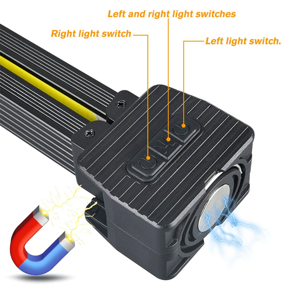 Rechargeable COB LED Work Light with Magnetic Base Flashlight