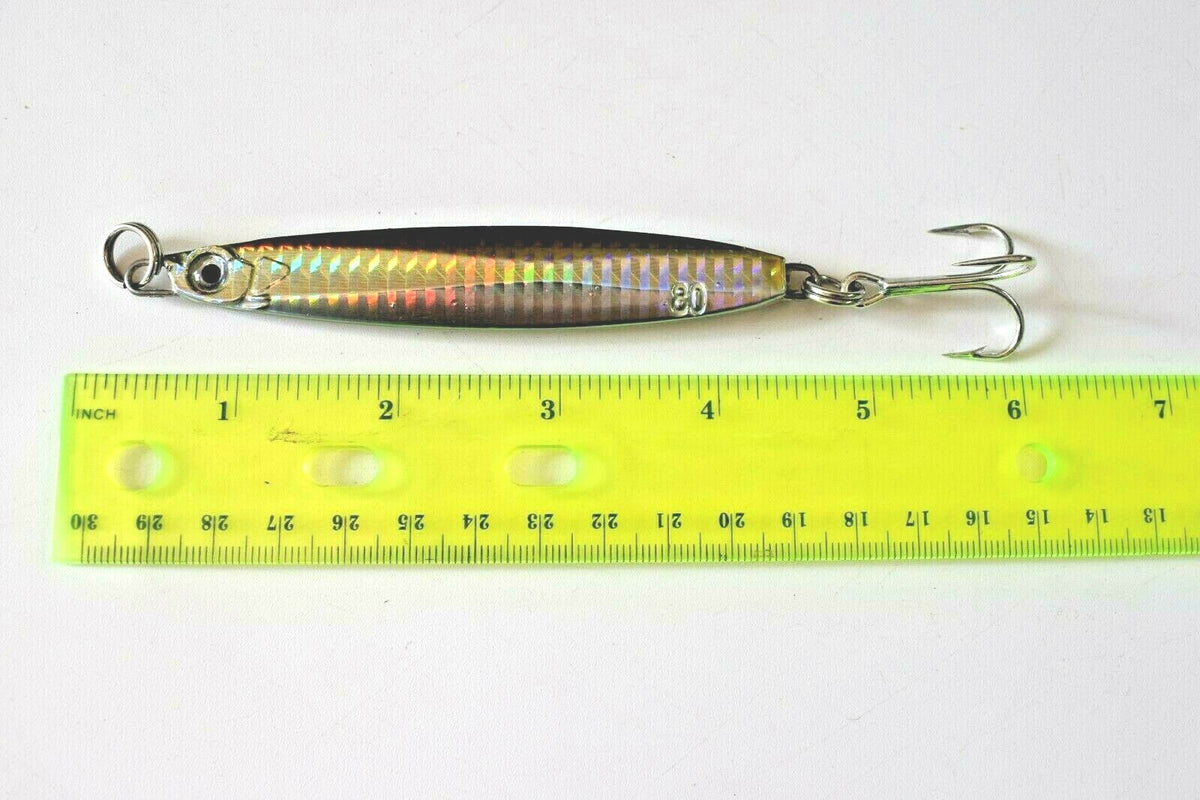 Metal Jig Colt Sniper 80g Saltwater Fishing Lures Set - Brown, Multiple Pieces