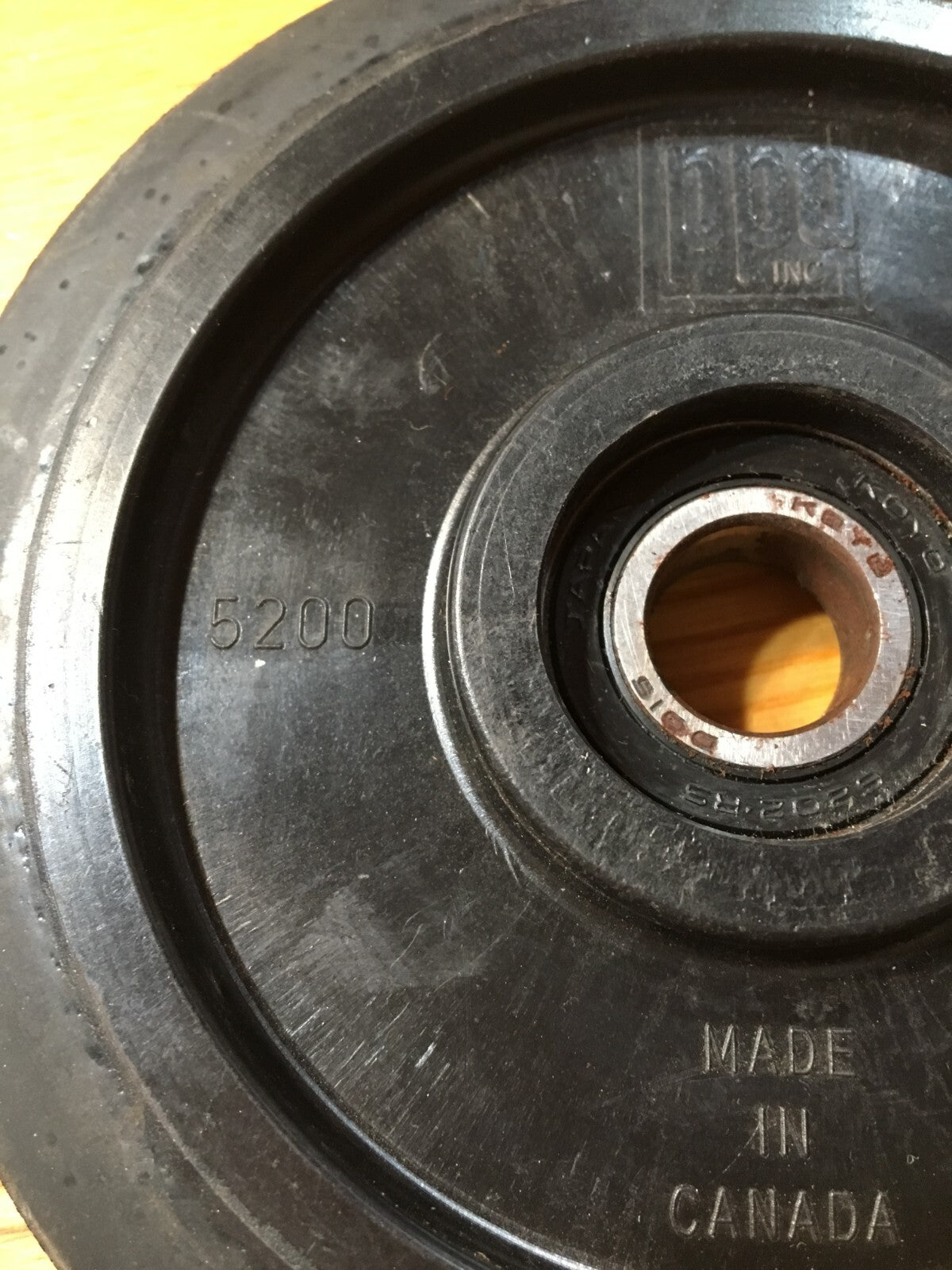 Vintage Snowmobile NOS Bogie Wheel 5.25 Inch with Replaceable Bearing