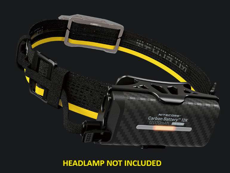 Rechargeable Carbon Battery Kit for Headlamps - Water & Impact Resistant