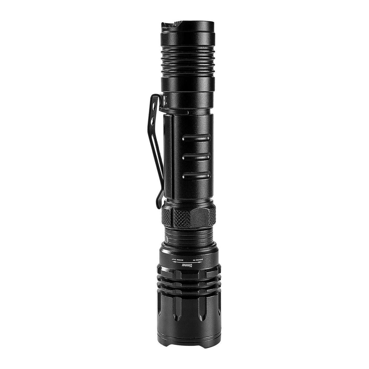 Waterproof Rechargeable Tactical Flashlight 1800 Lumens with Zoom & USB Charging