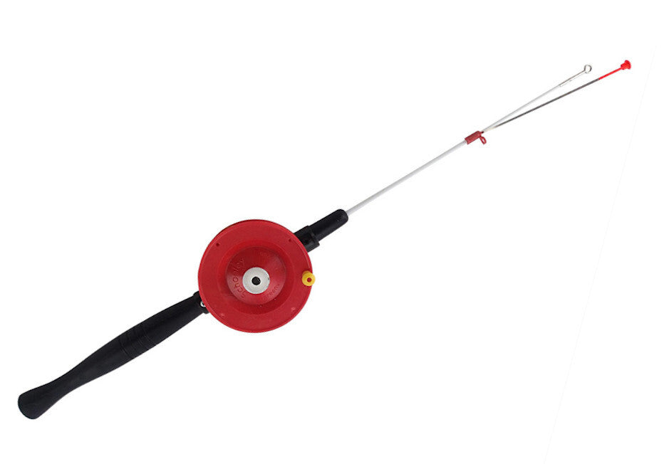 21-Inch Ice Fishing Rod and Reel Combo with Line, Jig, Bobber & Stand