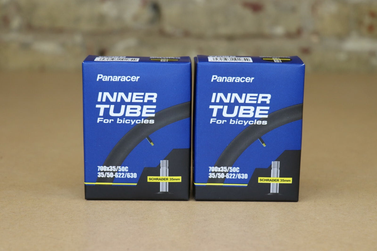 2-Pack Bicycle Inner Tubes 700x35-50C 27x1 1/4 Schrader Valve for Hybrid & Road Bikes