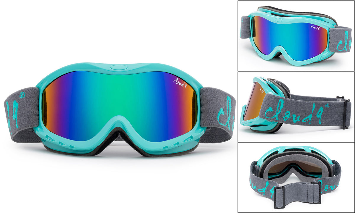 Kids Snow Ski Goggles Dual Lens Youth Ski Goggle with Pouch - Multiple Colors