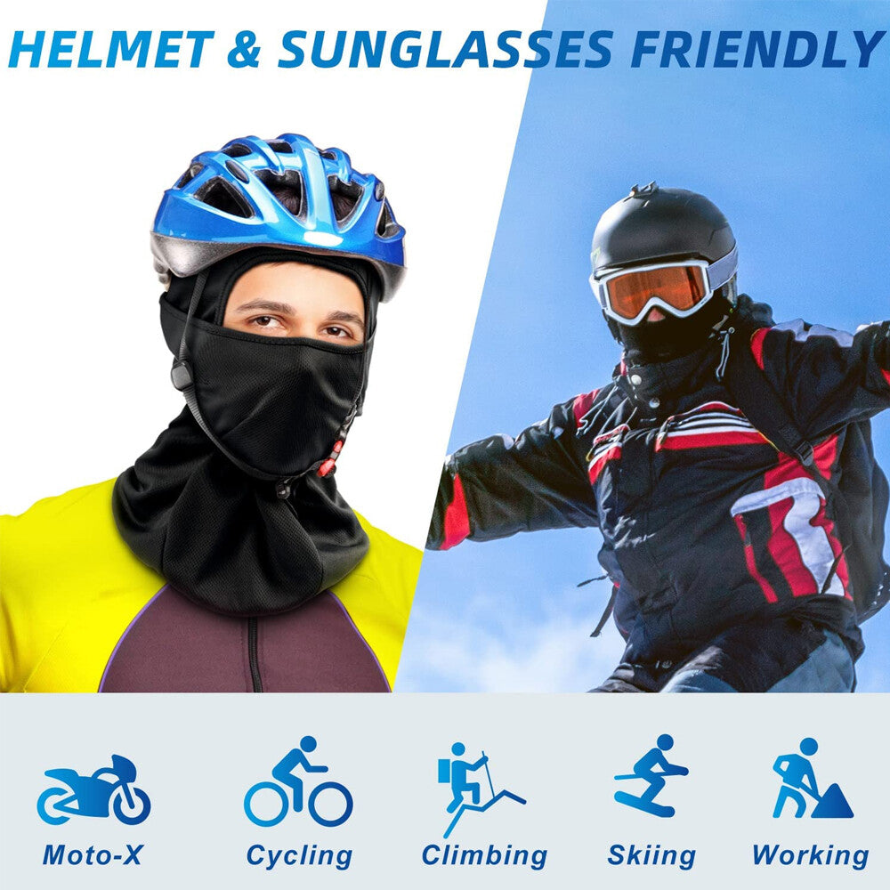Full Face Tactical Mask for Motorcycling, Skiing & Outdoor Sports