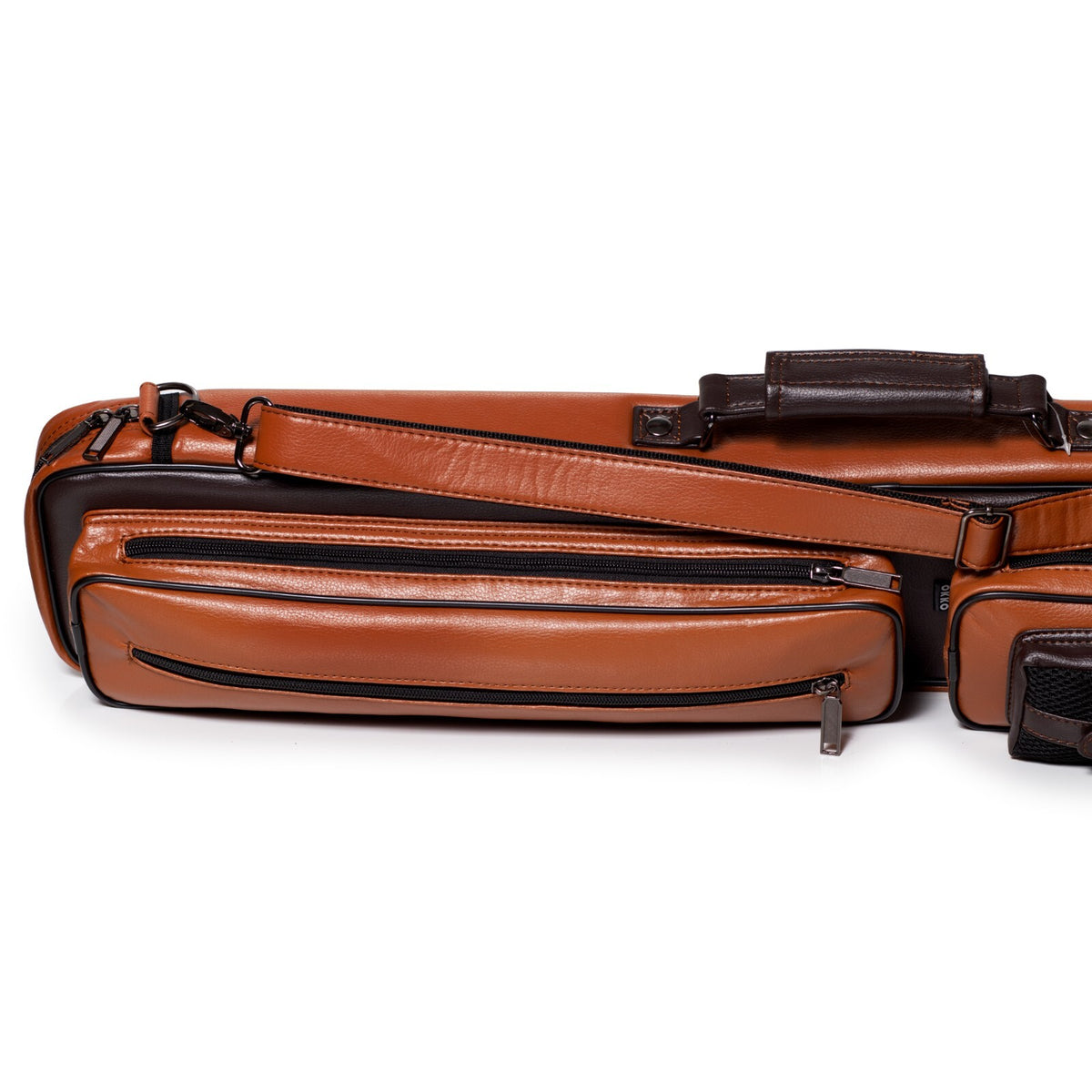 OKKO 2x4 Pool Cue Soft Case Brown/Dark Brown