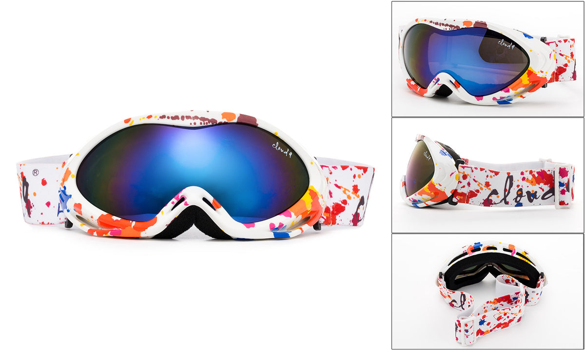 Kids Snow Ski Goggles Dual Lens Youth Ski Goggle with Pouch - Multiple Colors