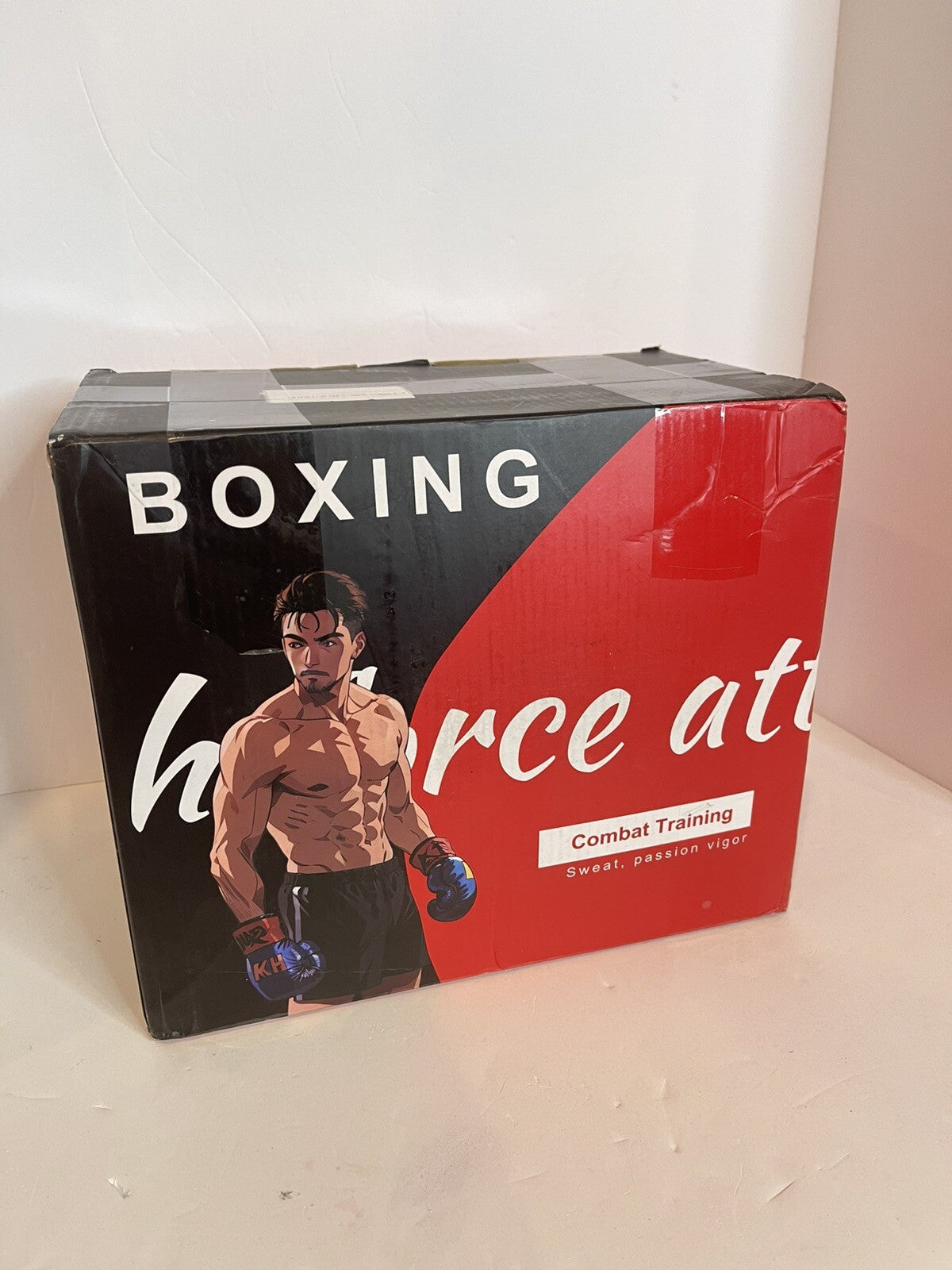 Freestanding Heavy Boxing Punching Bag with Stand and Gloves for Training