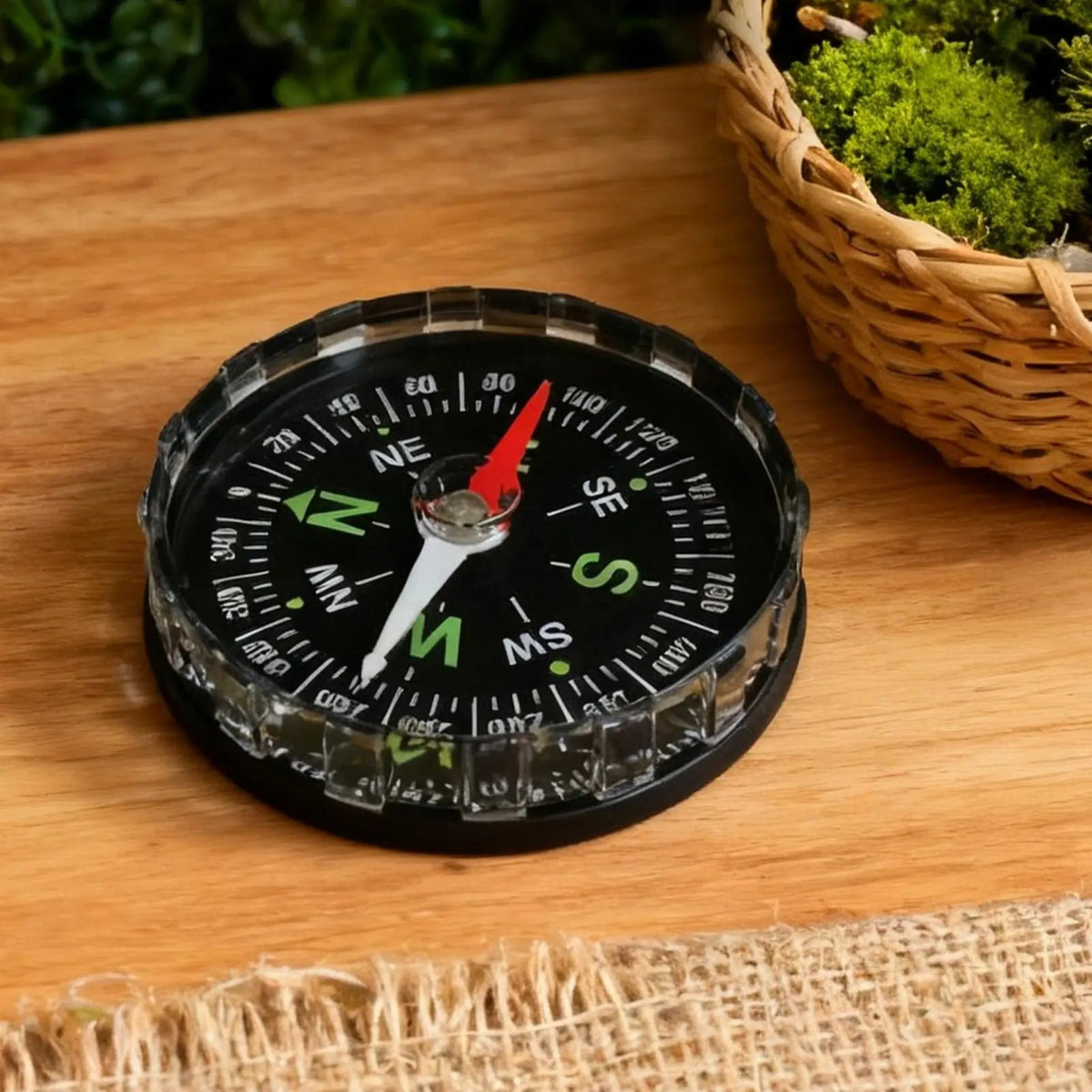 Waterproof Hiking Compass - Portable Survival Navigation Tool