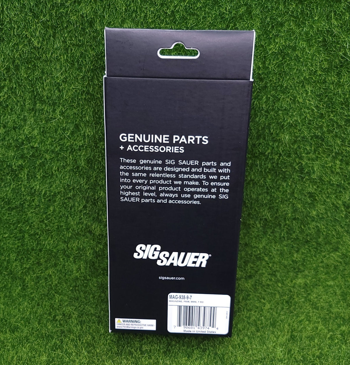Sig Sauer P938 9mm 7-Round Stainless Steel Magazine with Finger Rest