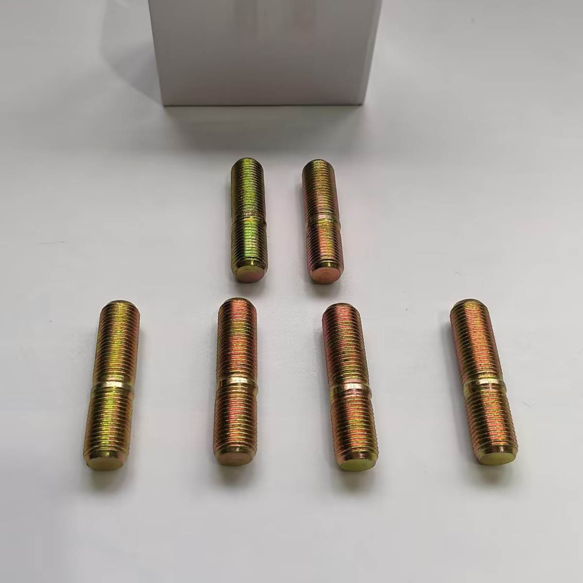 6 Pack Trailer Wheel Lug Bolts - Fits Hubs 1/2 Inch-20 x 2 Inches Replacement