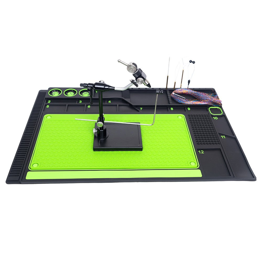 Fly Tying Mat for Fishing Flies - Material Organizer and Tyer Accessory