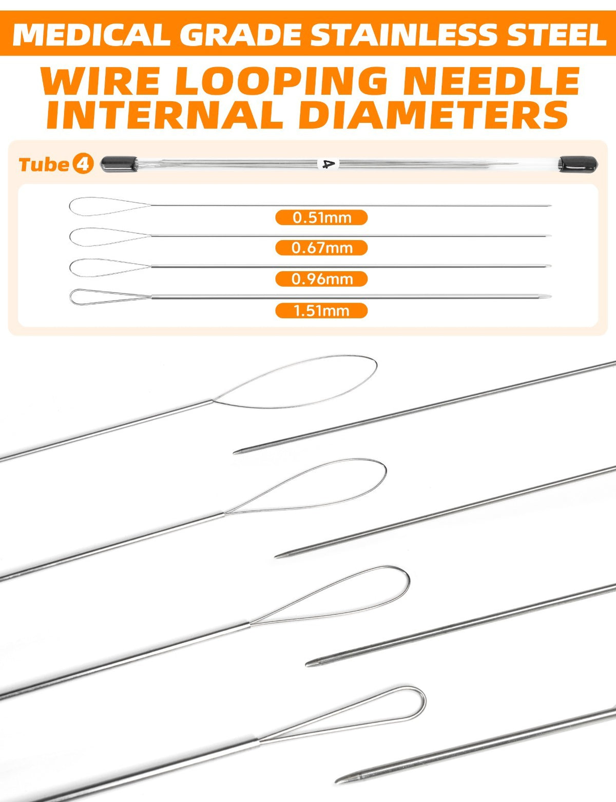 Spectra Threading & Splicing Needle Kit 21pcs for Line Splicing and Rigging