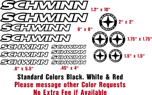 Bicycle Vinyl Decal Kit - 16 Customizable Stickers for Bike Personalization