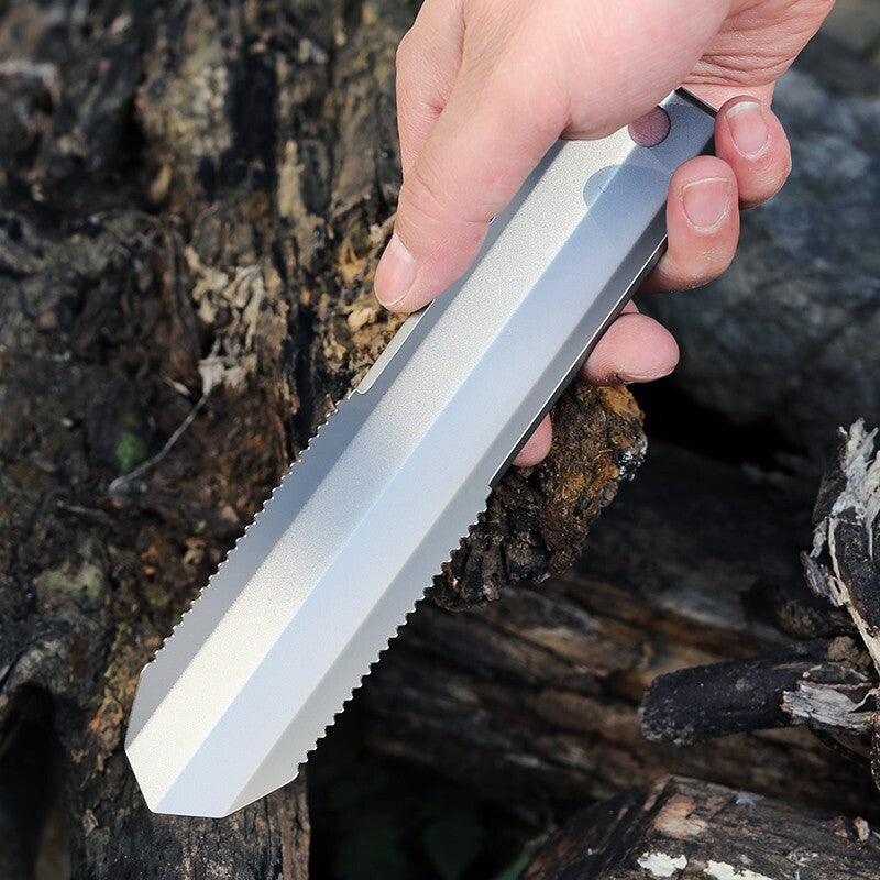 Titanium Camping & Hiking Shovel - Ultralight Backpacking Trowel