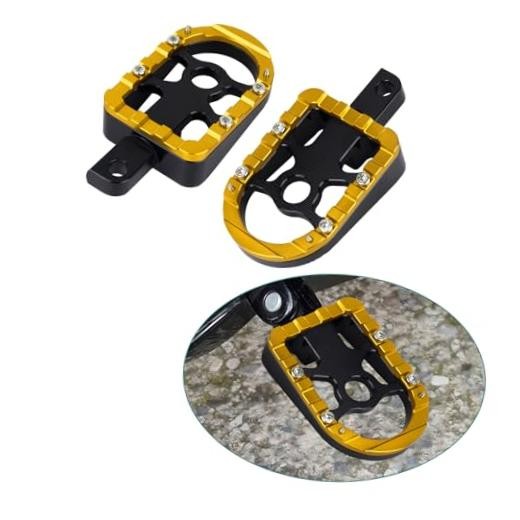 Harley Rear Passenger Floorboards Footrests CNC Aluminum with Anti-Slip Pattern