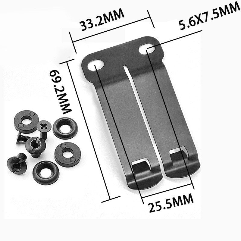 Inside-The-Waistband Belt Clips for Holster Mounting - 1 Pack