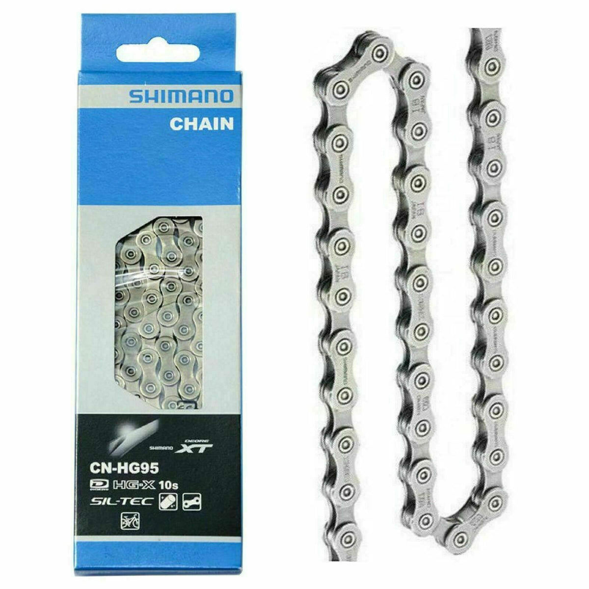 10-Speed Bike Chain Deore XT CN-HG95 116 Links MTB Road Cycling Chain