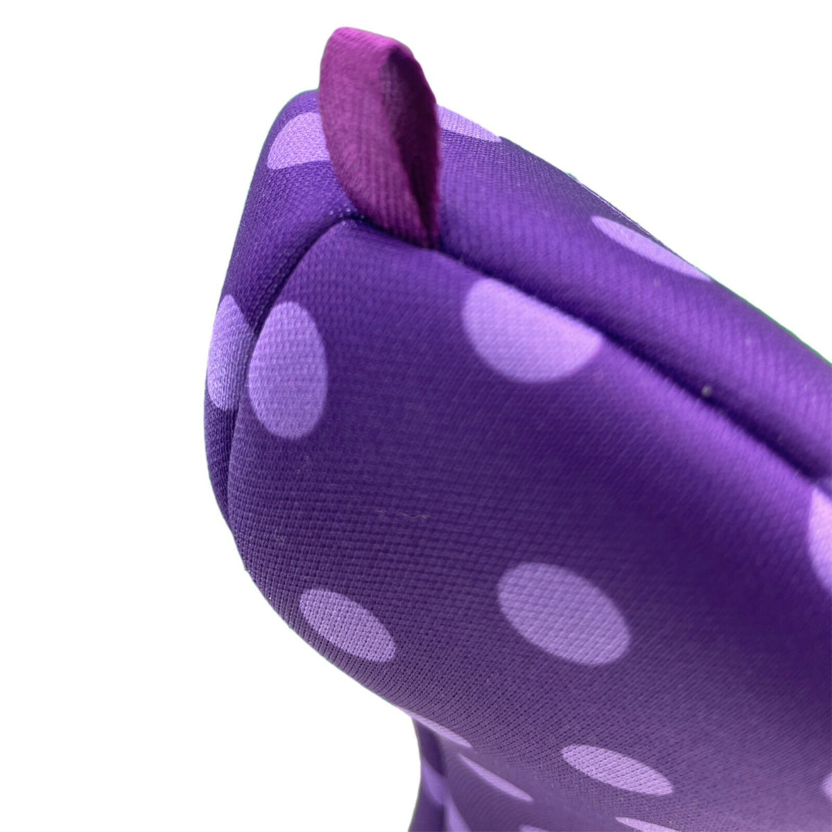 Women's Golf Club Headcover with Purple Polka Dots - Multiple Sizes & Clubs
