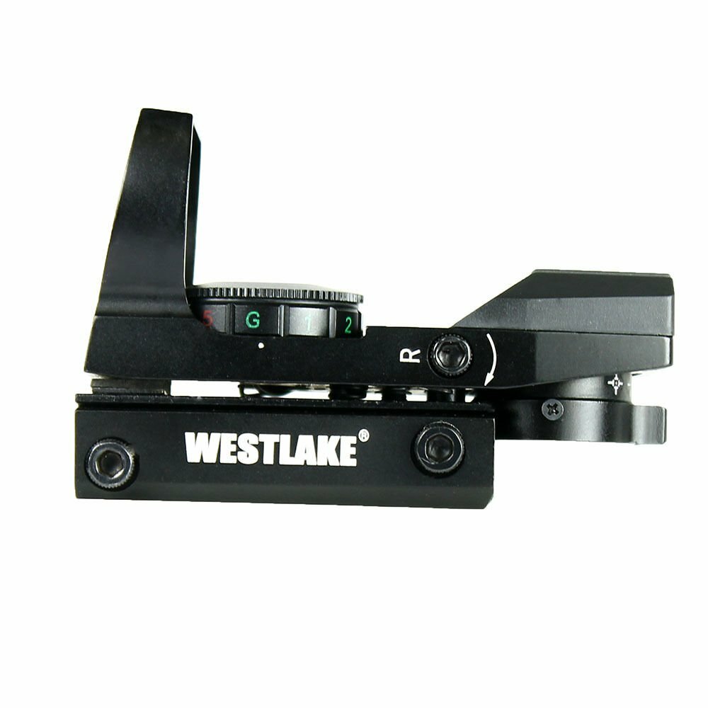 Red Green Dot with 4 Reticles, 11mm Dovetail Mount, Tactical Scope
