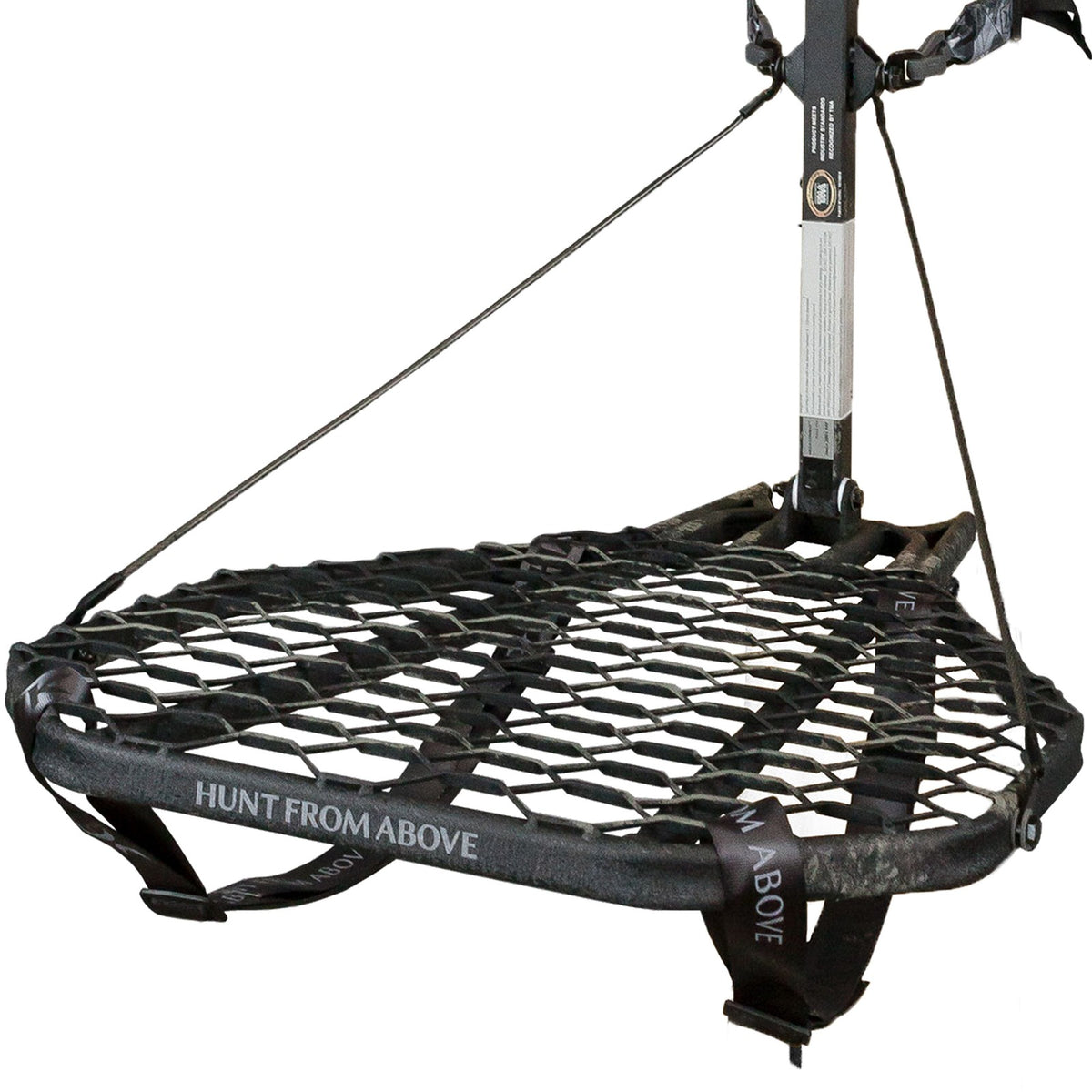 Hawk Mega Combat Hang-On Tree Stand with XL Saddle Platform for Hunting
