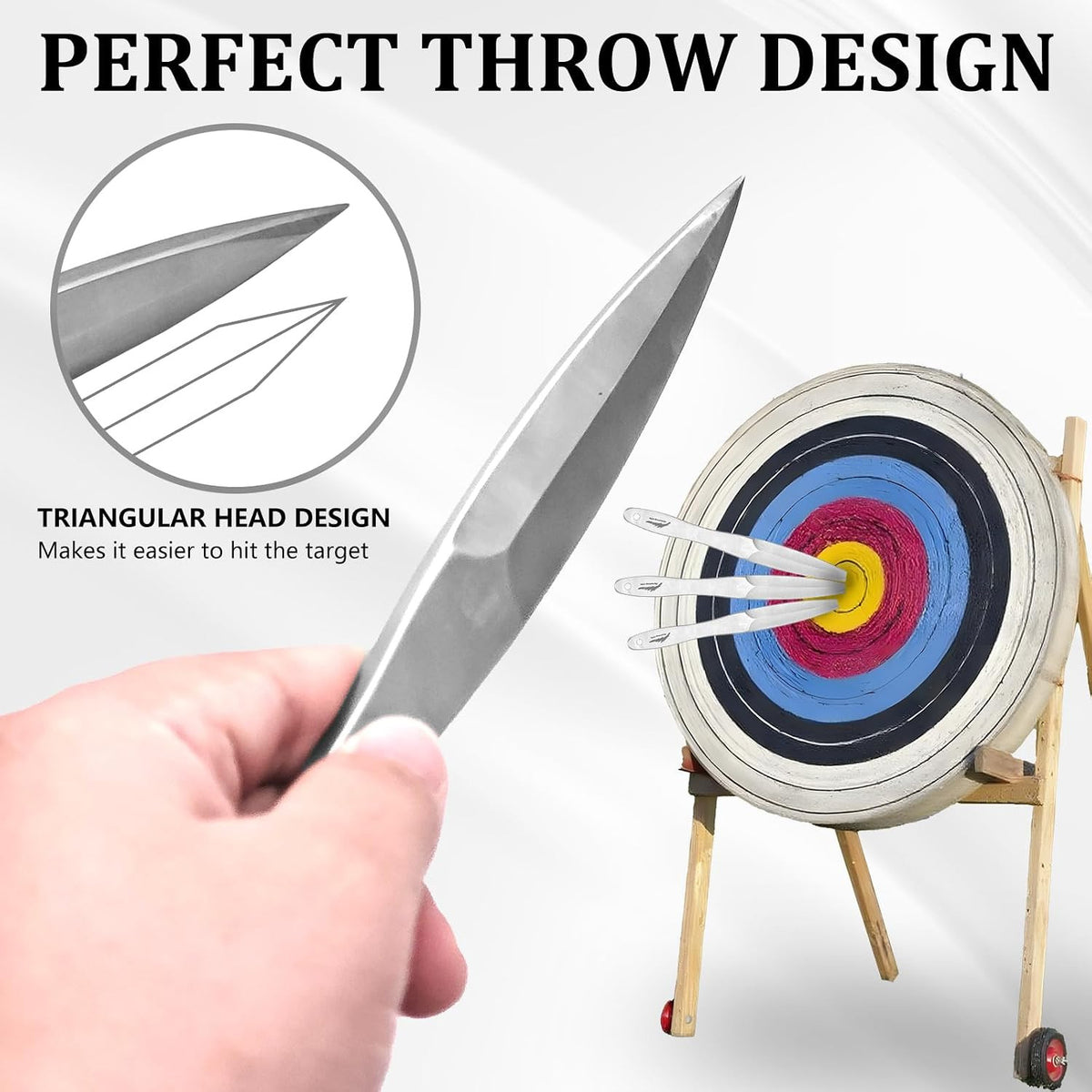Stainless Steel Throwing Set for Sport and Training - Durable and Balanced