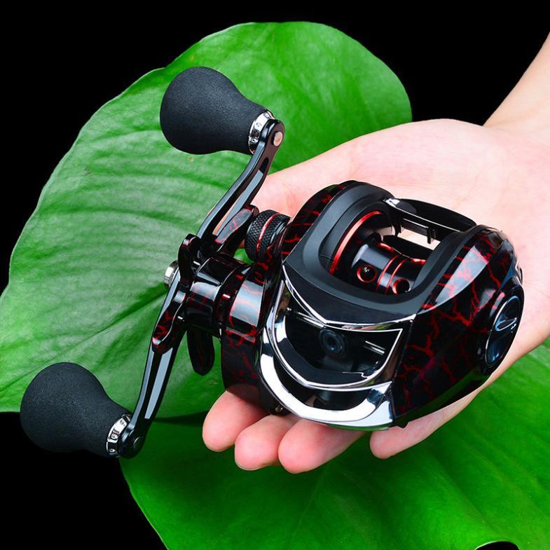 High-Speed Baitcasting Fishing Reel 7.2:1 Gear Ratio Max 22LB Drag