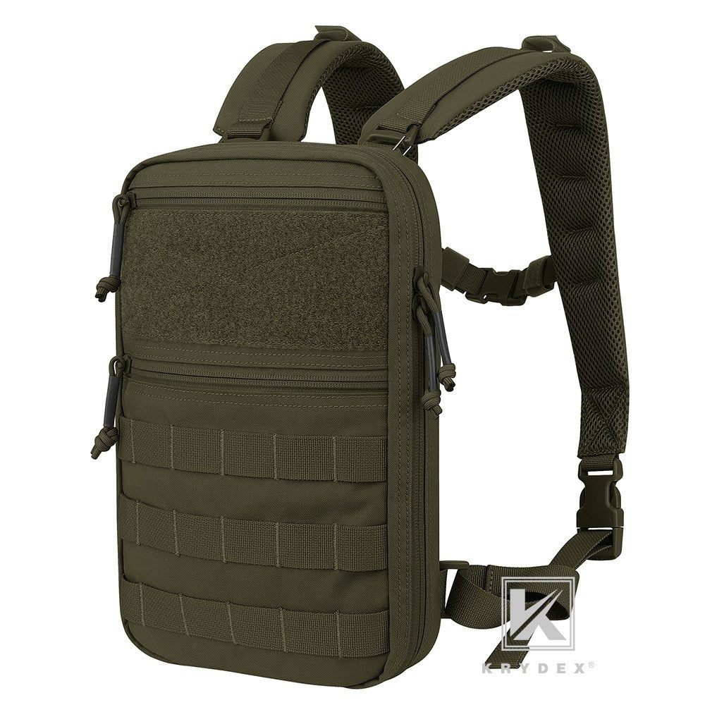 Tactical Hydration Pack with 1.5L Water Bladder and MOLLE Backpack