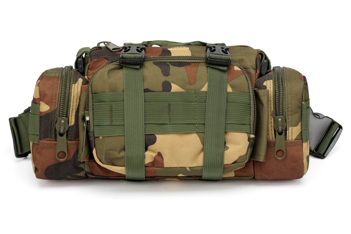 Military Waist Bag Molle Waterproof Fanny Pack Utility Pouch for Outdoor
