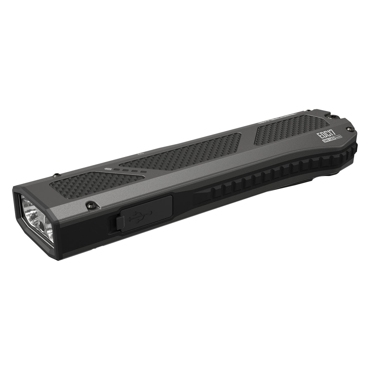 Rechargeable 1500 Lumen EDC Flashlight with UV and Green Laser
