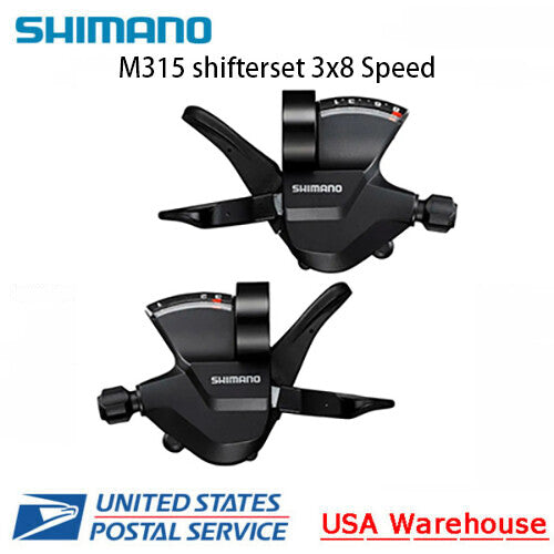 Shimano Altus SL-M315 Rapidfire Bicycle Shifter 8-Speed 3x8 or 7-Speed Trigger