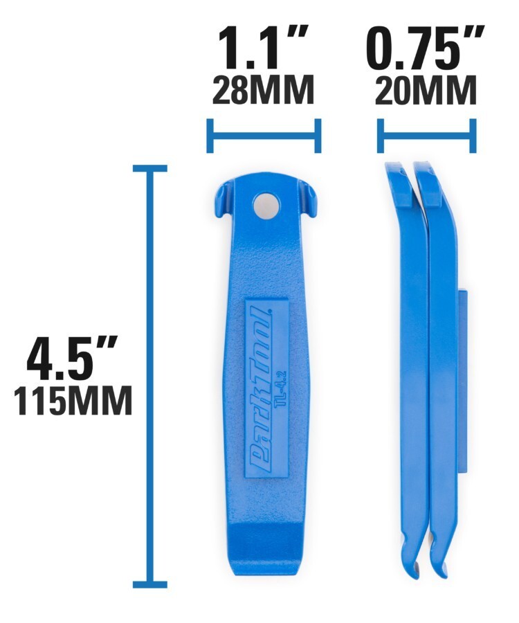 Set of 2 Bicycle Tire Levers - Flat Repair Tool for Road MTB