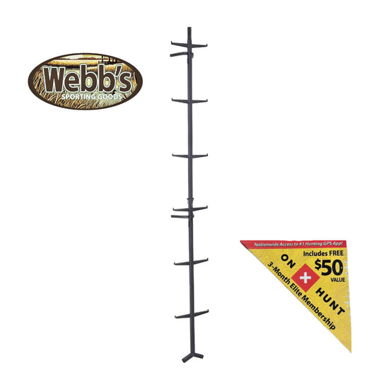 20 ft Climbing Stick Ladder for Hunting Tree Stand with Double Steps