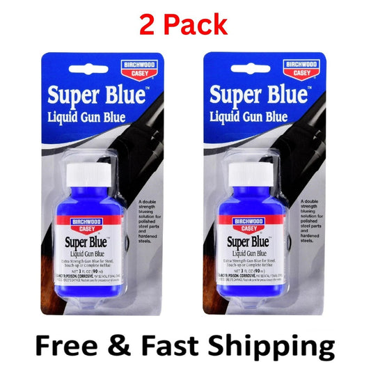 Liquid Gun Blue for Firearm Metal Restoration - Fast-Acting Steel Bluing Solution