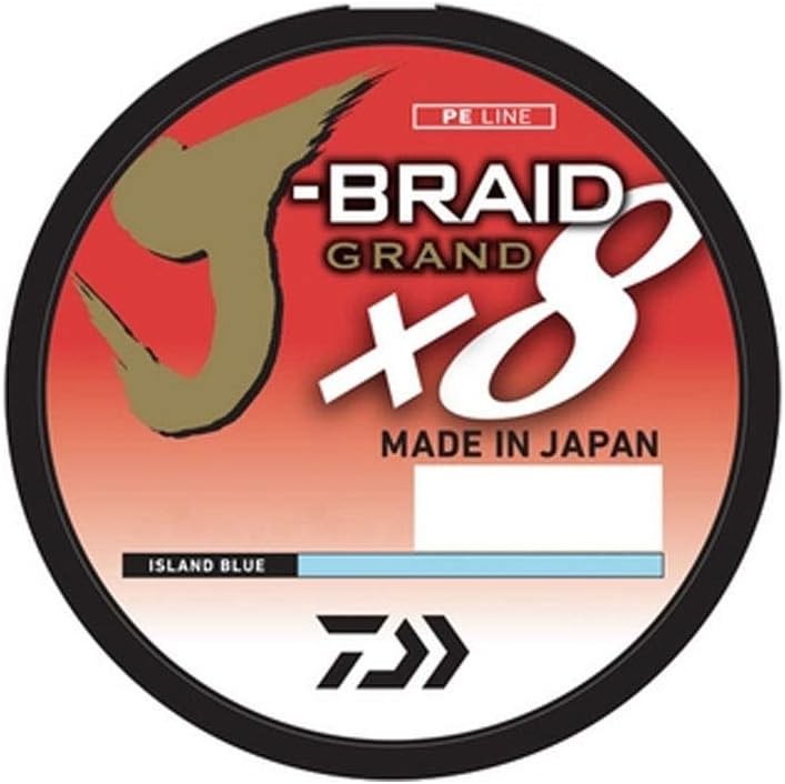 8-Strand Braided Fishing Line 30Lb 300Yd Island Blue High-Visibility
