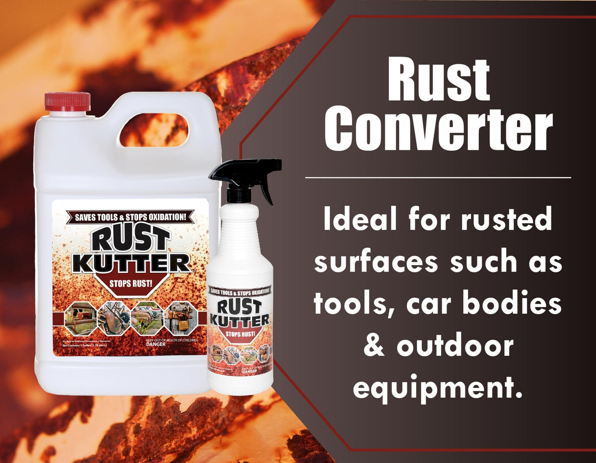 Rust Converter and Rust Remover Spray - Stops Rust & Converts Rust to Primer Surface
