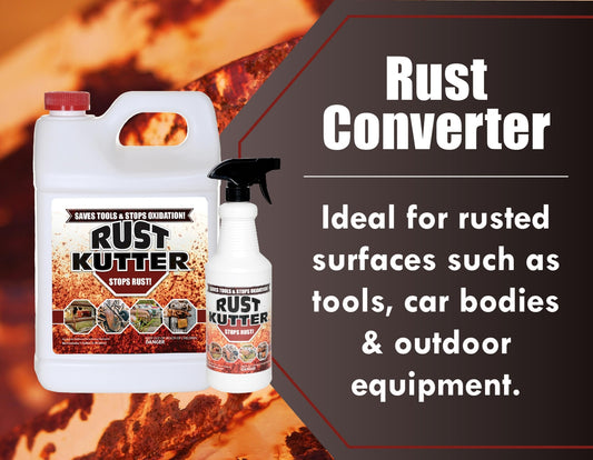 Rust Converter and Rust Remover Spray - Stops Rust & Converts Rust to Primer Surface