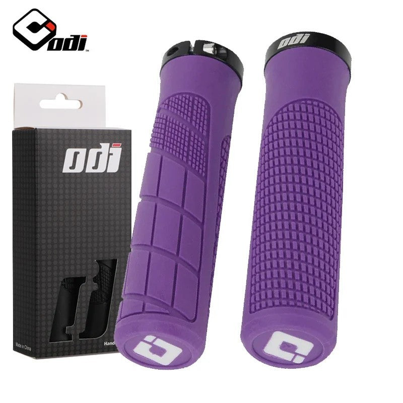 Lock-On Bicycle Handlebar Grips - Anti-Slip MTB BMX Rubber 22.2mm