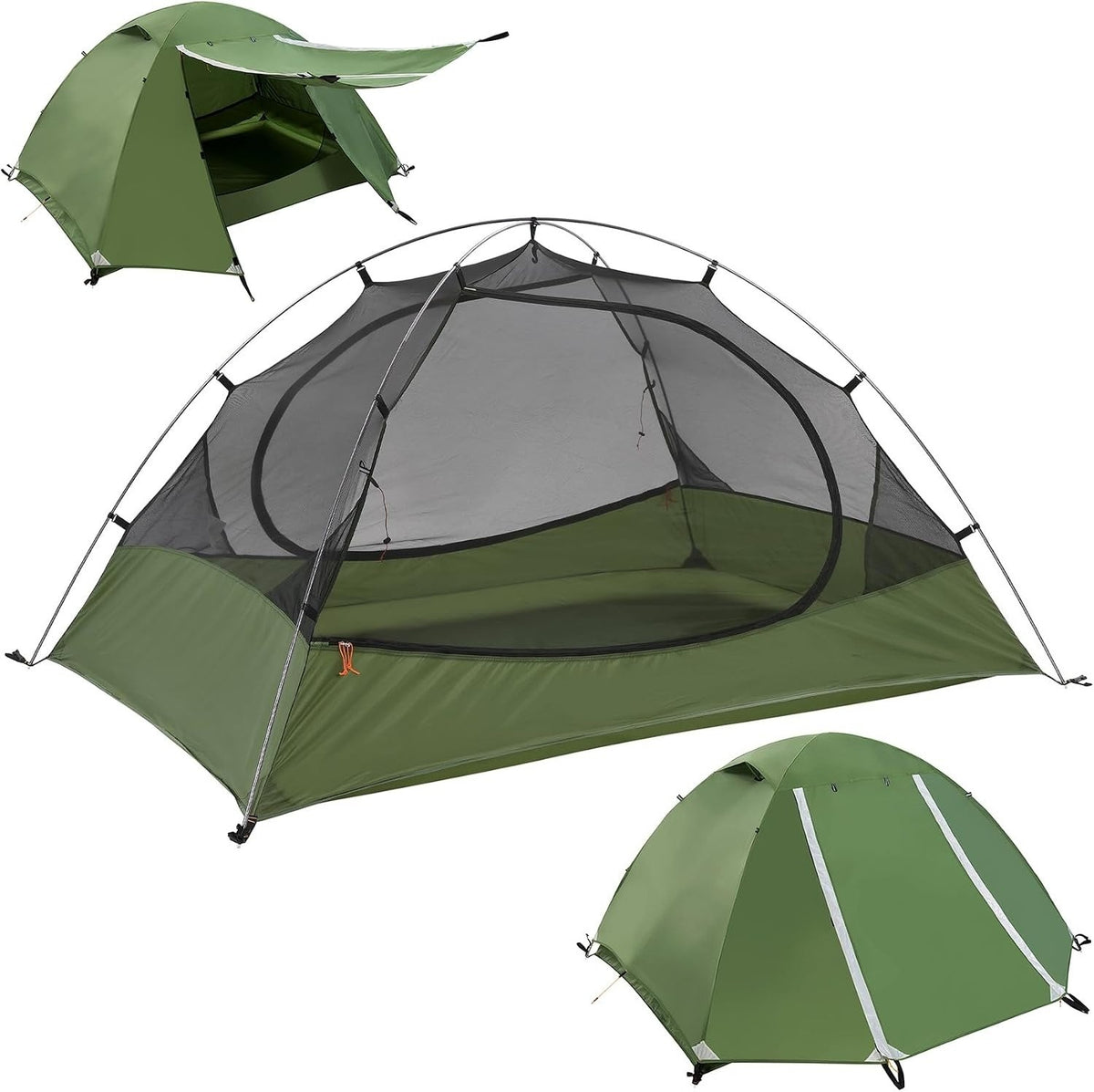 Lightweight Camping Tent for 1-6 Persons - Backpacking & Outdoor Gear