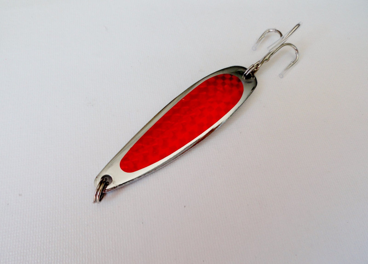 4 Pcs 2oz Casting Crocodile Fishing Spoons Trolling Lures - Multi Color