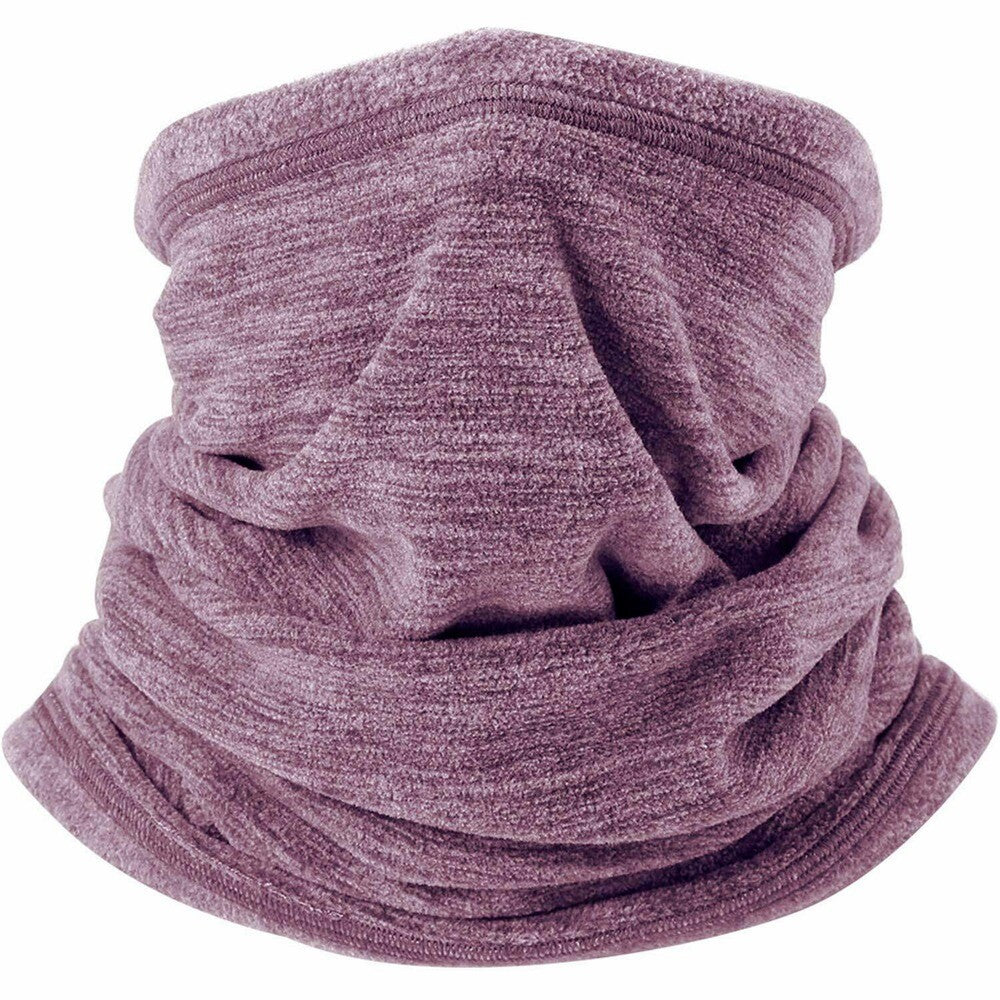 Winter Neck Gaiter Face Mask - Windproof Fleece Scarf for Cold Weather
