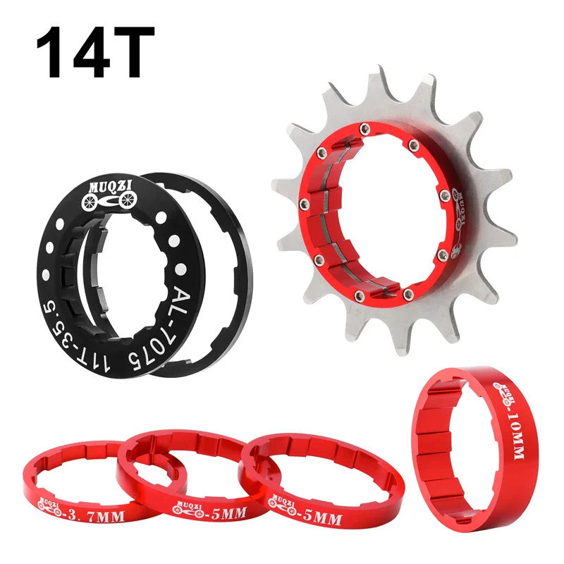 Single Speed Bicycle Cassette Cog 12T-22T Upgrade Kit for MTB & Road Bikes