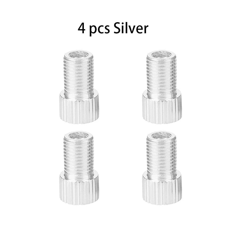 10 Color Presta to Schrader Valve Stem Adapter for Bicycle Tires