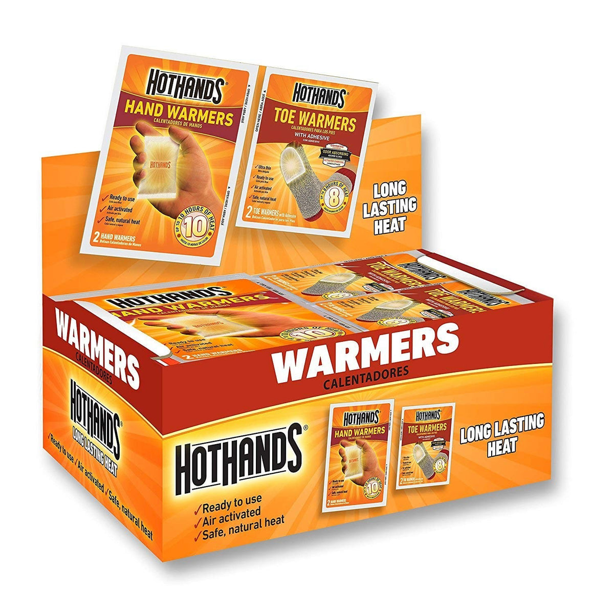 HotHands Hand and Toe Warmers Pack - 20 Hand + 20 Toe Warmers