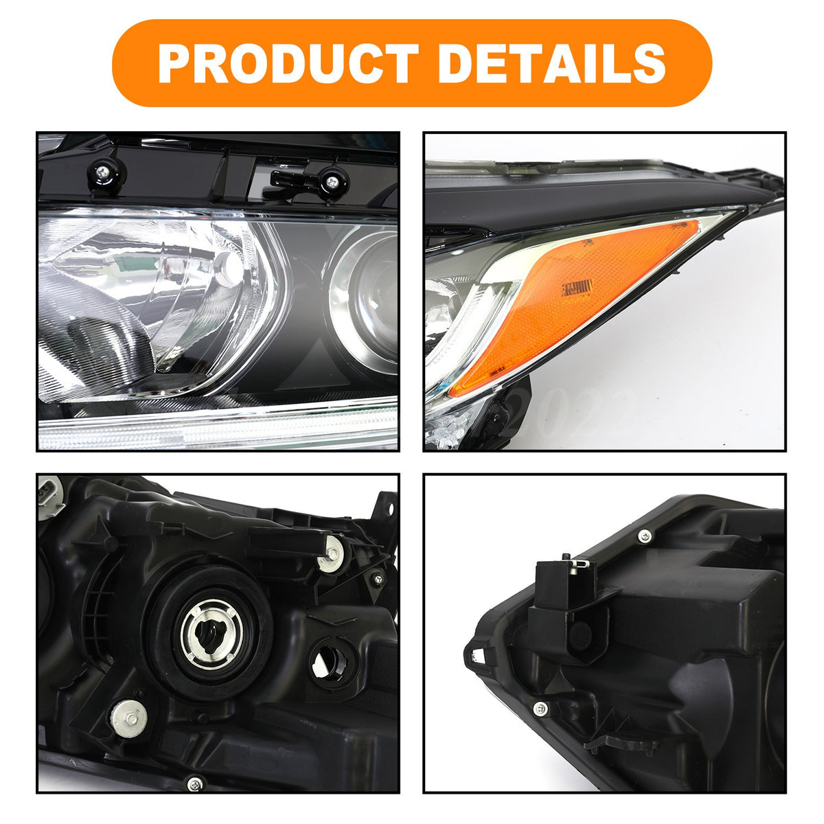 Halogen LED Headlight Assembly for Honda HRV 2019-2022 Left Driver Side