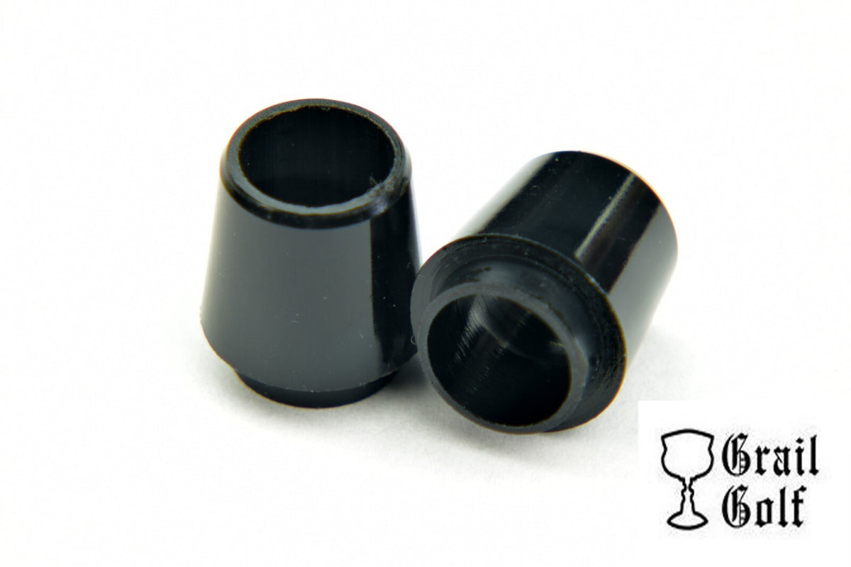 Premium Black Collared Golf Ferrules - Taper Tip Iron Ferrules .355/.50"/ .545OD Lot