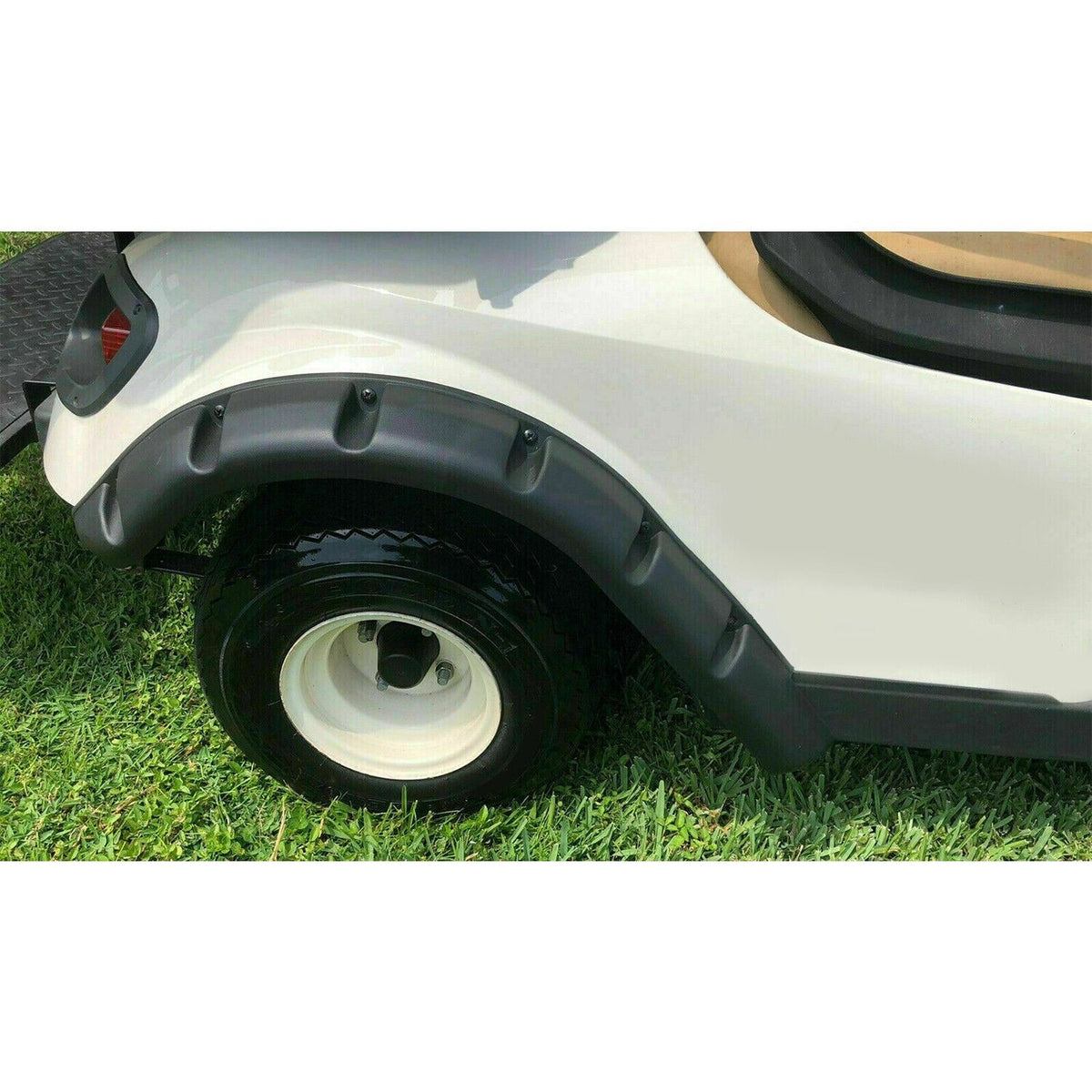 Golf Cart Fender Flares Set of 4 for EZGO TXT 1994-2013 – Black ABS Plastic