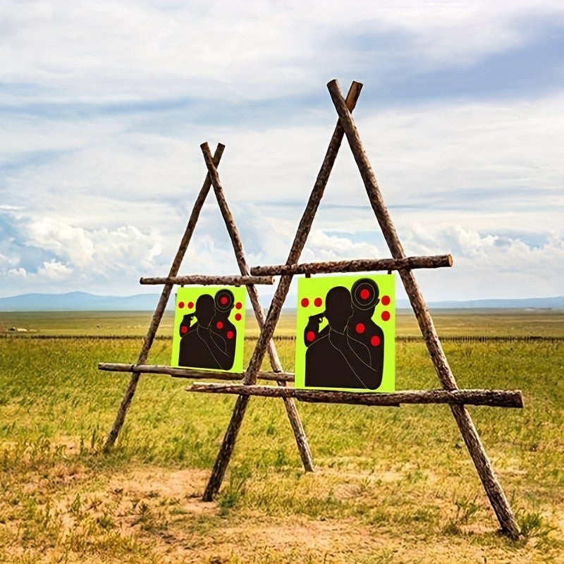 8-Inch Reactive Shooting Range Targets - Burst & High Visibility