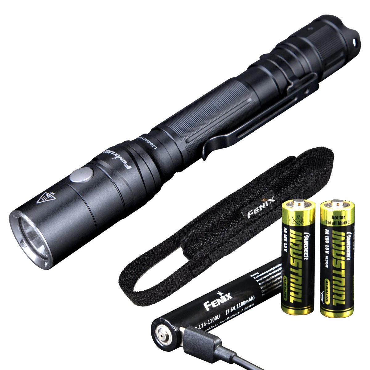 Rechargeable LED Flashlight 800 Lumens, Waterproof & Compact