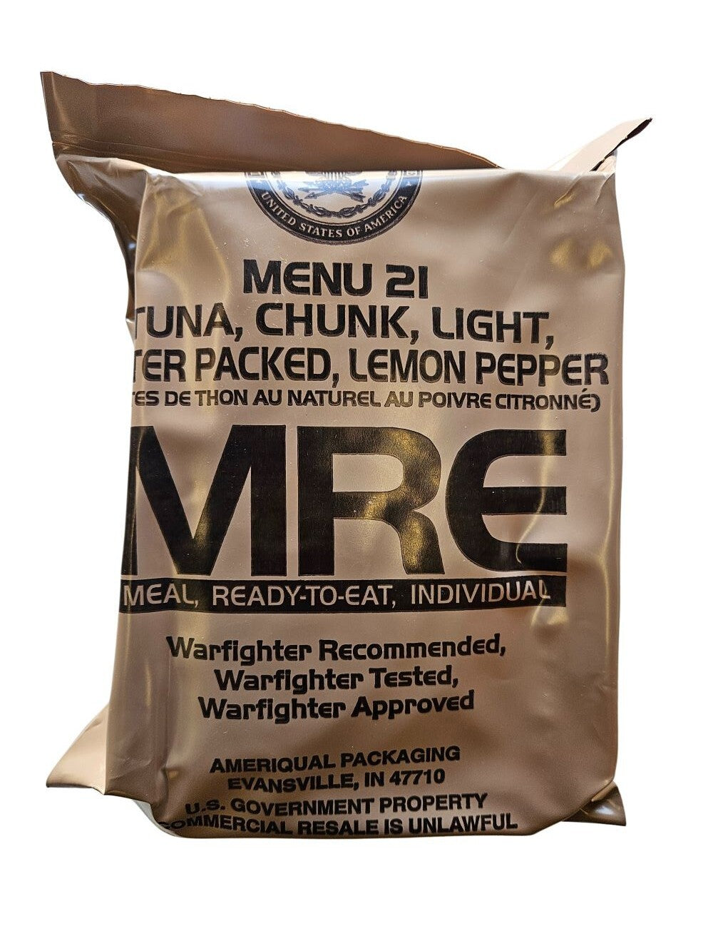 2024-2025 US Military MRE Meal Ready to Eat Assorted Menu Options